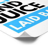 Sippin on Milk & Juice|Cute Baby Hip Hop Theme Poster (Hoek)