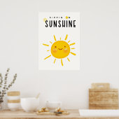 Sippin' on sunshine poster (Keuken)
