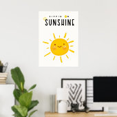 Sippin' on sunshine poster (Thuiskantoor)