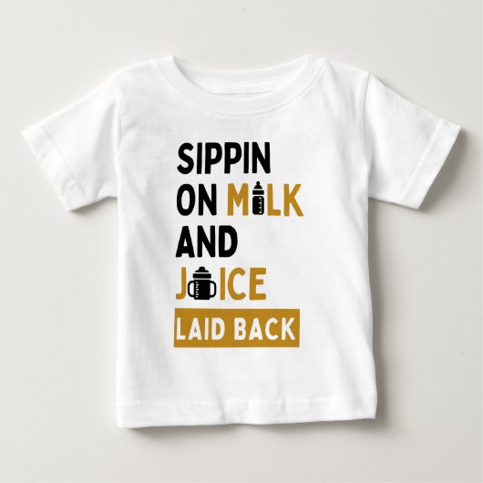 Sippin op Melk & Sap Hip Hop Verjaardagsfeest (Voorkant)