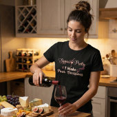 Sippin' Pretty I Make Pour Decisions Wijn Punt Tri-Blend Shirt