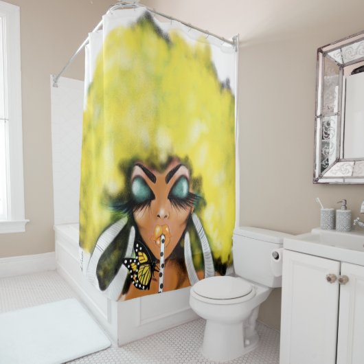Sippin Shower Curtain Douchegordijn (In situ)