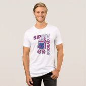 Sippin’ So Dead – Grappig Cartoon Slushie T-shirt (Voorkant volledig)