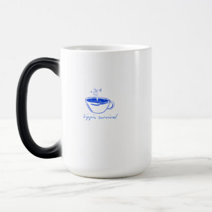 "Sippin Survival" Minimalistische Coffee Grafische Magische Mok