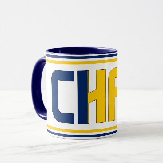 "Sippin' with Chad" Patriottische koffie Mok (Voorkant links)