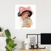 Sipping Soda Poster (Thuiskantoor)