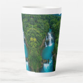 Sips bij de Herfsten - Tropische waterval Latte Mok (Voorkant)