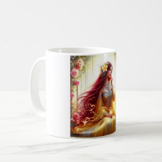 Sips of Devotion: een hartverwarmende beker Koffiemok (Voorkant links)