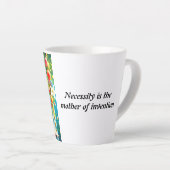 Sips of Serenity: een kopje om te koesteren Latte Mok (Rechterhoek)