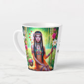 Sips of Tenderness: een kopje naar de schat Latte Mok (Linkerhoek)