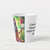 Sips of Tenderness: een kopje naar de schat Latte Mok (Voorkant)