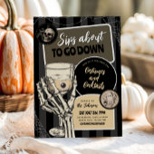 Sips op het punt om naar beneden te gaan volwassen kaart