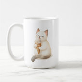 Sips & Scoops Kat met Ice Cream Cone Koffiemok (Links)