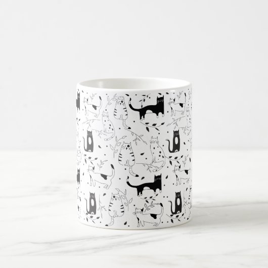 Sips & Stickers – Spint-fect Cat Vibes Mok (Center)