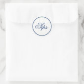 "Sips" Wedding Favor & Welcome Bag Sticker - marin (Tas)