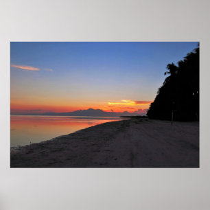 Siquijor Beach Sunset Poster