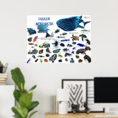 Siquijor Underwater World Poster (Thuiskantoor)