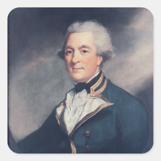 Sir Andrew Hamond, Bt. Vierkante Sticker (Voorkant)