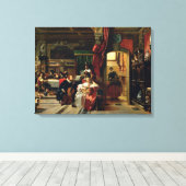 Sir Anthony van Dyck in Londen, 1837 Canvas Afdruk (Insitu (Houten vloer))