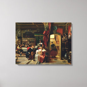 Sir Anthony van Dyck in Londen, 1837 Canvas Afdruk