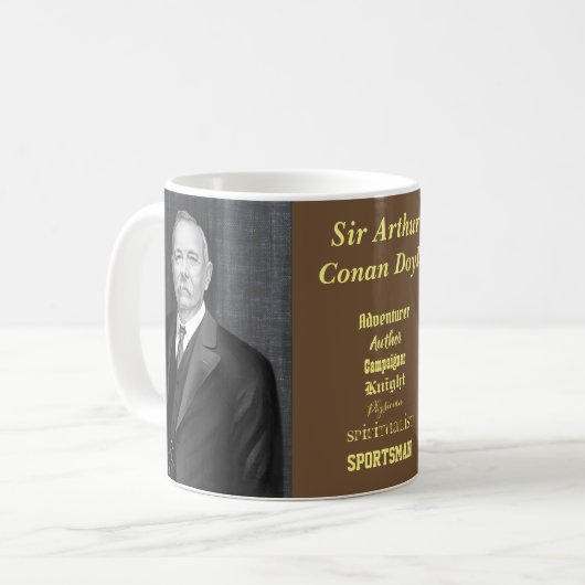 sir Arthur Conan Doyle Koffiemok (Voorkant links)