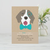 Sir Arthur Dog Uitnodiging (Staand voorkant)