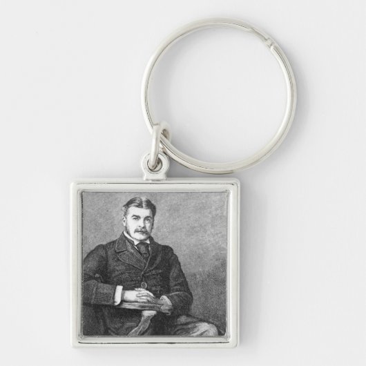 Sir Arthur Sullivan, gegraveerd door C. Carter Sleutelhanger (Voorkant)