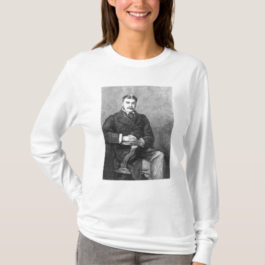 Sir Arthur Sullivan, gegraveerd door C. Carter T-shirt (Voorkant)