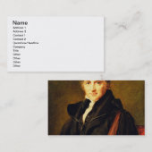 Sir Augustus Wall Callcott (1799-1844) 1847 (aardo Visitekaartje (Voorkant / Achterkant)
