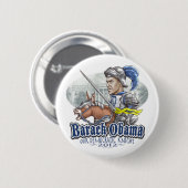 Sir Barack Obama Ronde Button 5,7 Cm (Voorkant /achterkant)