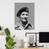 Sir Bernard Law Montgomery Poster (Thuiskantoor)