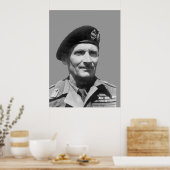 Sir Bernard Law Montgomery Poster (Keuken)