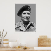 Sir Bernard Law Montgomery Poster (Keuken)