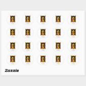 Sir Biscuit van Fluffington Ronde Sticker (Vel)