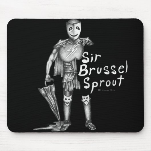 Sir Brussel Sprout Muismat (Voorkant)