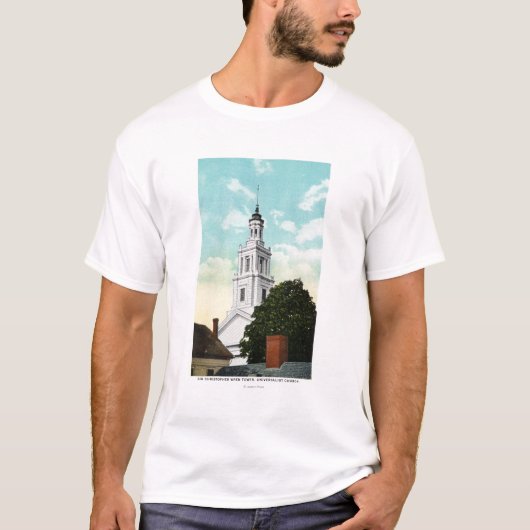 Sir Christopher Wren Tower Uitzicht T-shirt (Voorkant)
