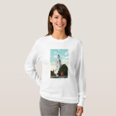 Sir Christopher Wren Tower Uitzicht T-shirt (Voorkant volledig)