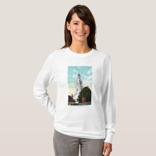 Sir Christopher Wren Tower Uitzicht T-shirt (Voorkant volledig)