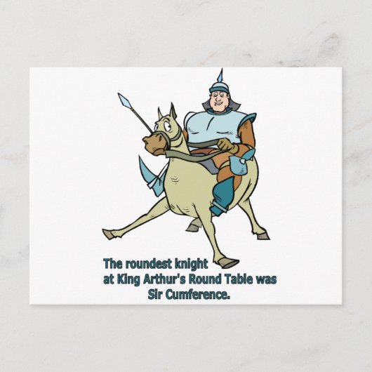 Sir Cumference Briefkaart (Voorkant)