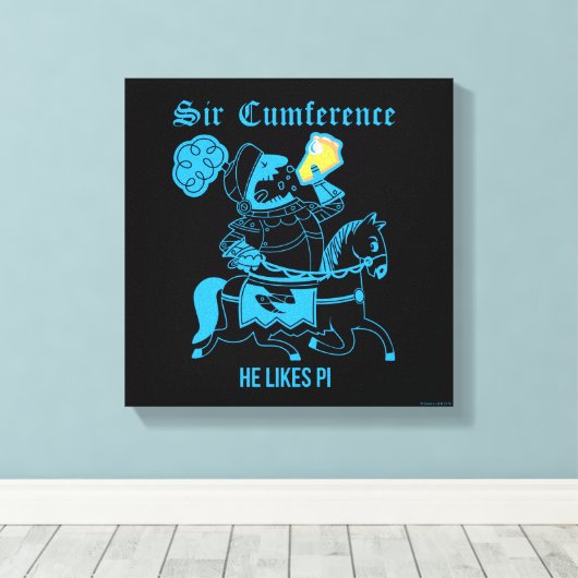 Sir Cumference... Canvas Afdruk (Insitu (Houten vloer))