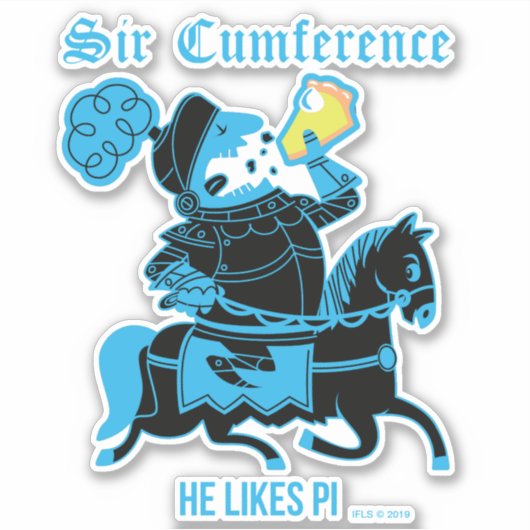 Sir Cumference... Sticker (Voorkant)