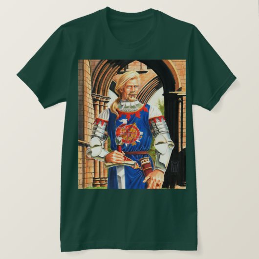 Sir Dinadan: De ridder zonder angst T-shirt (Design voorkant)