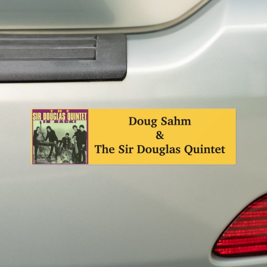 Sir Douglas Quintet Bumpersticker (Op auto)