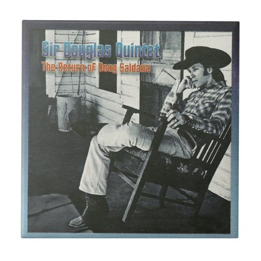 Sir Douglas Quintet De terugkeer van Doug Saldana Tegeltje (Voorkant)