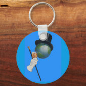 Sir Earth heeft een cocktail Sleutelhanger (Voorkant)