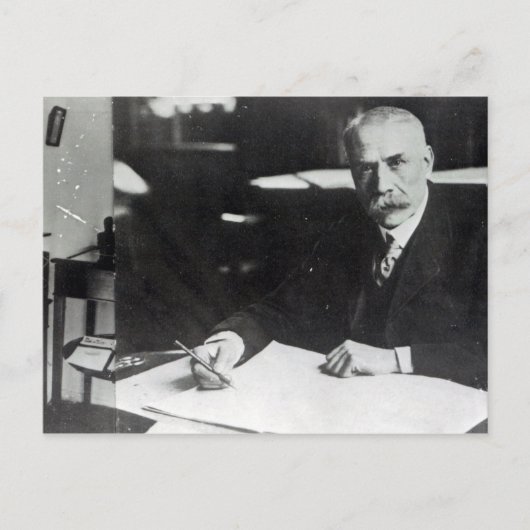 Sir Edward Elgar werkt aan één orkest Briefkaart (Voorkant)