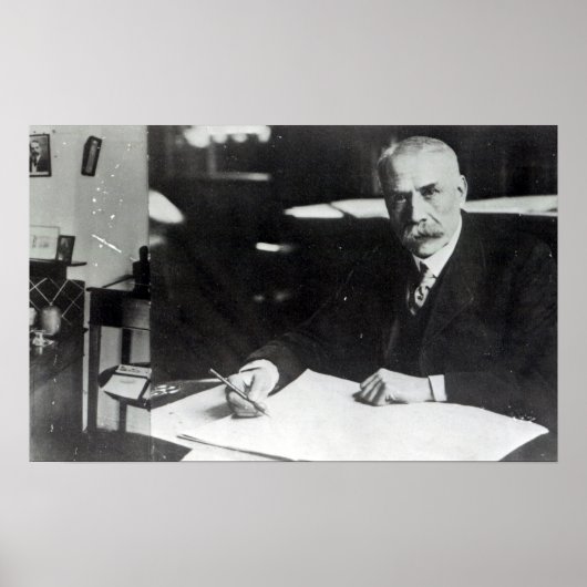 Sir Edward Elgar werkt aan één orkest Poster (Voorkant)