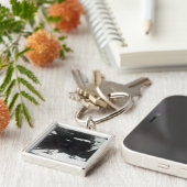 Sir Edward Elgar werkt aan één orkest Sleutelhanger (Zijkant)