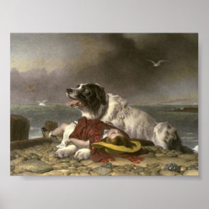 Sir Edwin Henry Landseer   Opgeslagen Poster