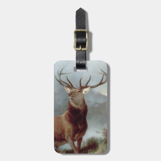 Sir Edwin Landseer | Monarch van de Glen, 1851 Bagagelabel (Voorkant verticaal)
